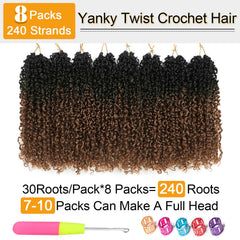 Aksice Yanky Twist crochet hair attachment is simple, quick, and reusable.