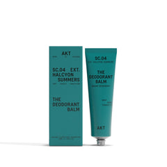 AKT Deodorant Balm packaging shows plastic-free design for eco-friendly routines.
