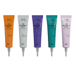 AKT mini deodorant balms discovery set box highlights plastic-free packaging for eco-conscious users.