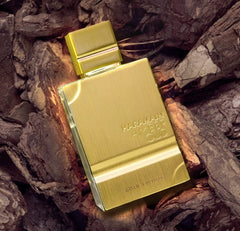 Al Haramain Amber Oud Gold Edition base notes deliver vanilla and musk warmth