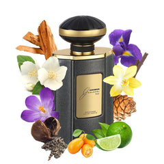 Al Haramain Junoon Noir packaging — premium gift-ready presentation