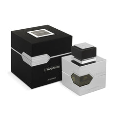 Al Haramain L’Aventure for Men bottle front view for confident everyday wear