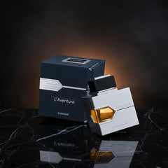 Al Haramain L'aventure packaging hints at UAE craftsmanship
