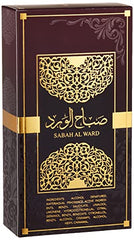 Al Wataniah Sabah Al Ward packaging box highlights luxury and gift-worthy presentation