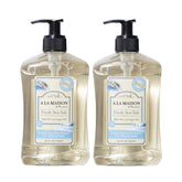A LA MAISON Fresh Sea Salt Liquid Soap pack-2 bottle for everyday handwashing.