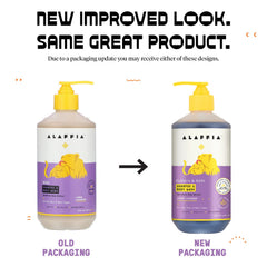 Alaffia Babies & Kids shampoo lather in hands for gentle daily cleansing
