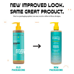 Alaffia Beautiful Curls cream shampoo texture shows creamy lather for curl activation.
