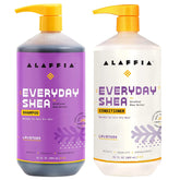 Alaffia Everyday Shea Shampoo bottle with lavender for gentle cleansing and calm mornings