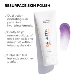ALASTIN ReSURFACE scrub particles close-up highlighting granular texture for gentle exfoliation