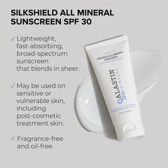 ALASTIN SilkSHIELD sunscreen is fragrance-free and transparent on skin for sensitive skin protection