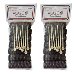 ALAZCO roller-medium close-up highlights vintage design for secure, voluminous curls.