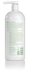 Alba Botanica Lotion Emollient Unscented creamy texture swatch with quick-absorb finish.