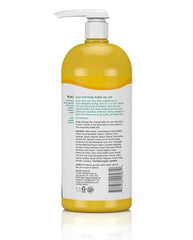 Alba Botanica Sparkling Mint creamy lather image for gentle showering and scent enjoyment.