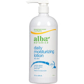 Alba Botanica Very Emollient Maximum Lotion bottle delivering lasting hydration for dry skin