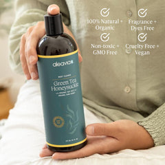 Aleavia Body Cleanse packaging front showing organic ingredients and paraben-free formula.