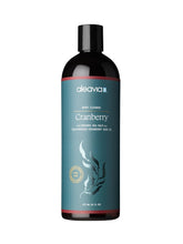 Aleavia Cranberry Body Cleanse bottle close-up for refreshing everyday cleanse and skin nourishment.