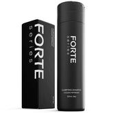 Alex Costa Forte Series clarifying shampoo bottle closeup showing deep cleanse capability