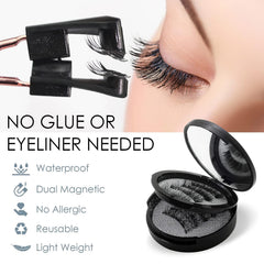 ALFREVER waterproof lashes stay put in humidity or light rain for all-day wear.