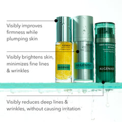 Algenist GENIUS Liquid Collagen Serum being applied to the face