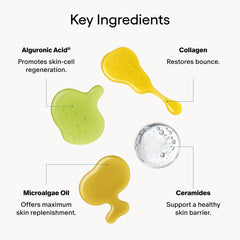 Algenist GENIUS Sleeping Collagen Night Cream texture swirl shows luxurious nourishment