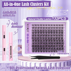 ALICE soft thin band lashes closeup emphasizes feather-light comfort.