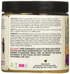 Alikay Naturals Honey and Sage deep conditioner jar closeup with creamy texture for hydration