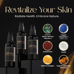 Alitura Gold Serum GHK-Cu peptides focus on skin lifting and firmness.