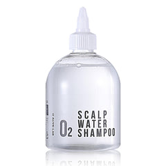 ALIVELAB O2 Scalp Water Shampoo bottle shows gentle, sensitive-skin friendly packaging.