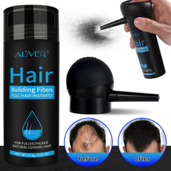 ALIVER Hair Fibers blend-for-natural-look blending with existing strands