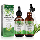 ALIVER Pure Natural Rosemary Oil bottle for 2-pack scalp care and hair nourishment