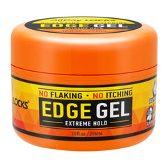AllDay Locks Edge Gel 10oz bottle – extreme hold for sleek, long-lasting styles.