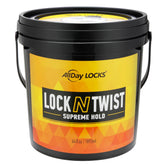 AllDay Locks Lock N Twist bucket 64oz closeup shows generous jar for supreme hold