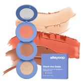 ALLEYOOP Stack The Odds compact with mirror for on-the-go touchups.