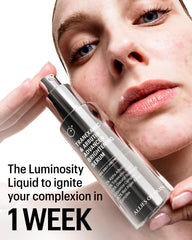 Allies of Skin Tranexamic-Arbutin Serum pump closeup highlights smooth application.