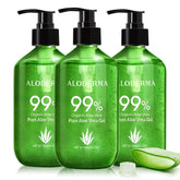 Aloderma Aloe Vera Gel pump bottle ready for easy daily hydration.