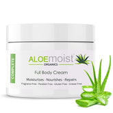 AloMoist bottle display showing rich moisturizer for deep hydration