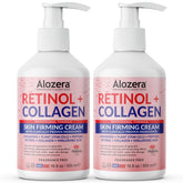 Alozera skin firming retinol lotion bottle with pump for daily body care