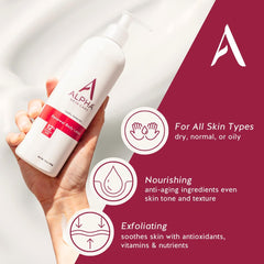 Alpha Skin Care Revitalizing texture closeup showing smooth moisturizing layer
