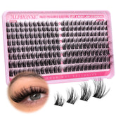 Alphonse fluffier lash clusters for left and right cat eye coverage, offering versatile DIY lash styles.