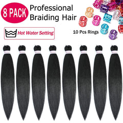 Alrence 30-inch braiding hair lightweight feel for comfort