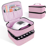 ALSLEA nail polish organizer front view with 30-bottle capacity