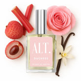 ALT. FRAGRANCES Duchess 60ml extrait bottle shows a long-lasting fragrance for all-day wear.