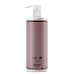 ALURAM Coconut Water Daily Shampoo bottle showcasing hydrating, lightweight moisture for all hair types