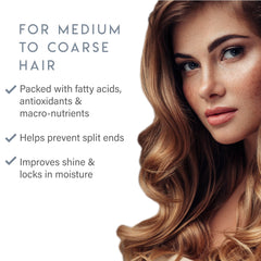 ALURAM Coconut Water Moisturizing Conditioner ingredient close-up highlighting biotin and sea buckthorn