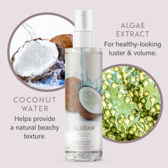 ALURAM Coconut Water Texture Spray hand-application for easy, touchable styling.