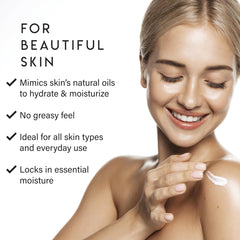 ALURAM Moisturizing Body Lotion squalane ingredient jar highlights nourishing hydration