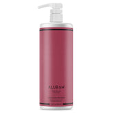 ALURAM Volumizing Shampoo bottle pouring rich lather for lightweight lift and fullness