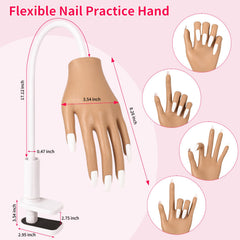 ALUROICE tip-lock-slot keeps nail tips secure during drills and practice.