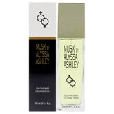 Alyssa Ashley Musk bottle highlights citrus-top notes for a refreshing daytime opening.