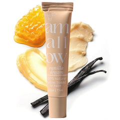 Amallow tallow lip balm squeezable-tube Vanilla Dream for mess-free on-the-go moisture